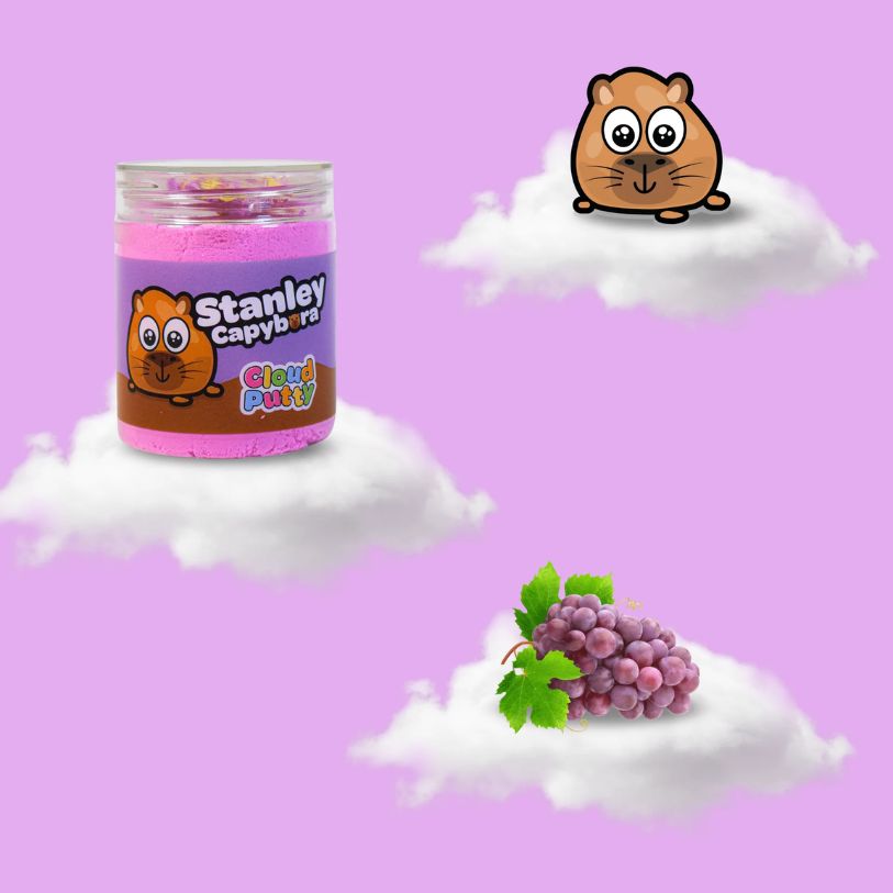 Putty Pals Stanley Capybara Grape Cloud Putty