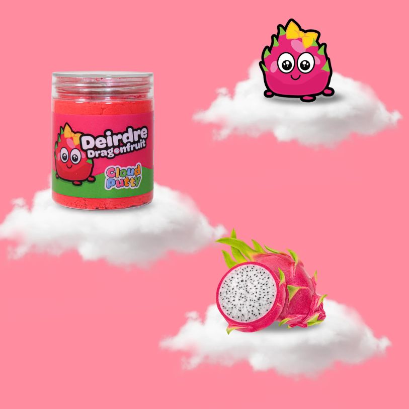 Putty Pals Deirdre Dragonfruit Cloud Putty