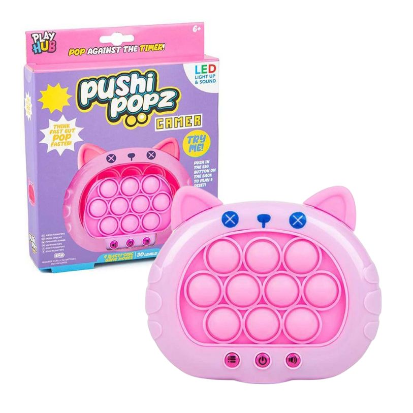 Pushi Popz Pink Cat