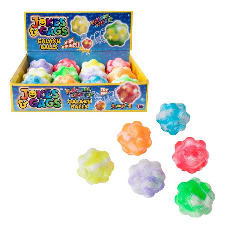 Light Up Galaxy Bounce Ball
