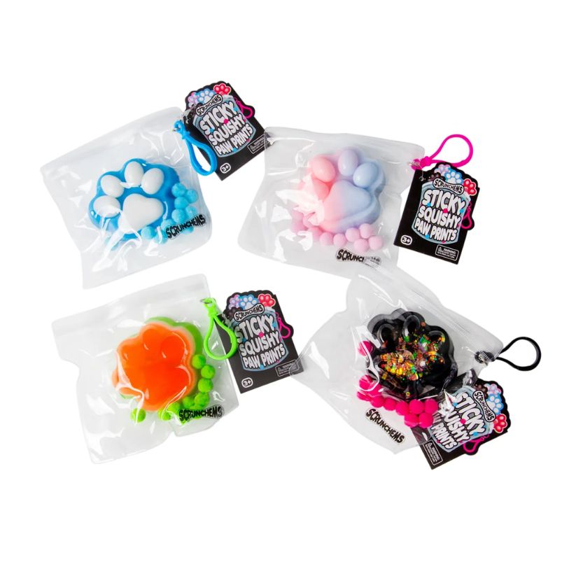 Scrunchems Sticky Squishy Paw Prints