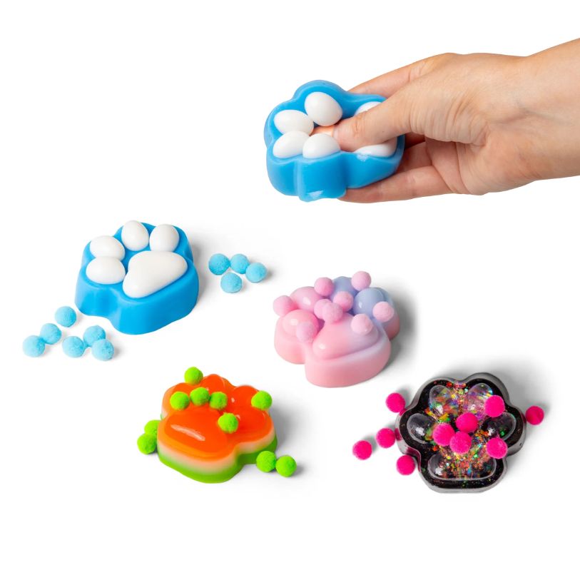 Scrunchems Sticky Squishy Paw Prints