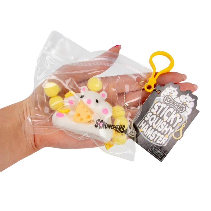 Scrunchems Sticky Squishy Hamster