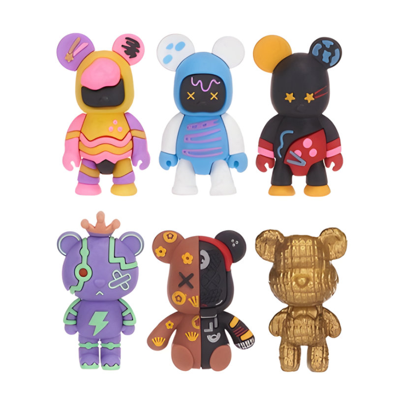 Street Bear Figure Blind Box