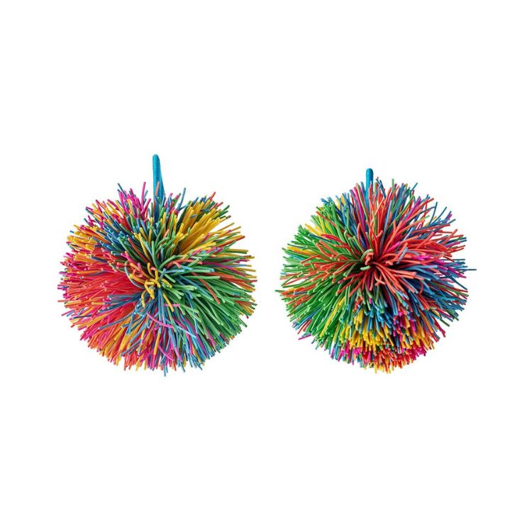 Rainbow Fuzzy Monkey Ball (2 pack)