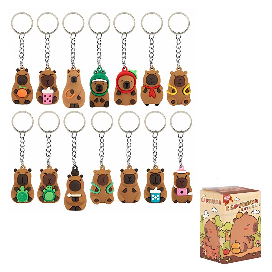 Capybara Keychain