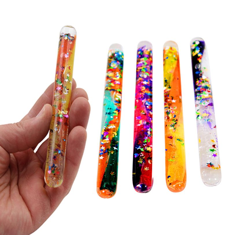 Small Spiral Glitter Tubes (4 Pack)