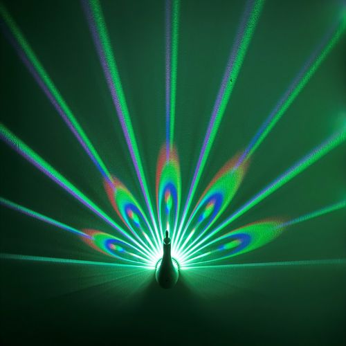 Peacock Projector Light