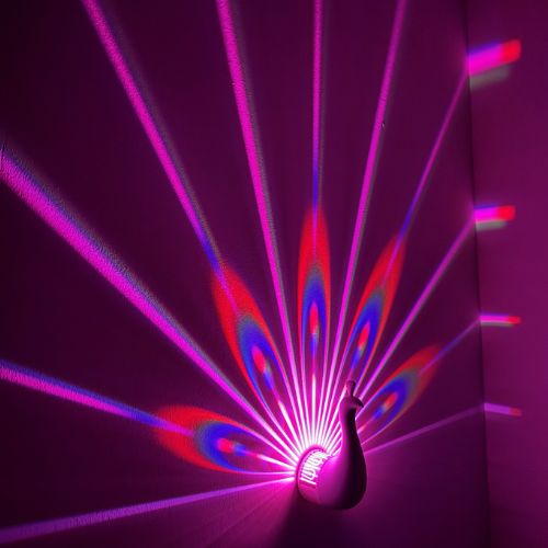 Peacock Projector Light