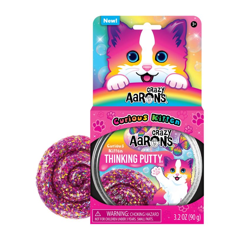 Crazy Aaron's Curious Kitten Thinking Putty®