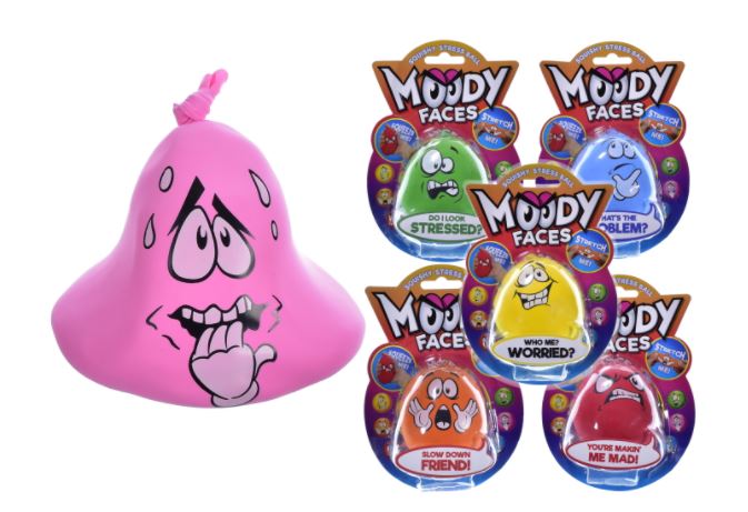 Moody Face Squishy Stress Toy