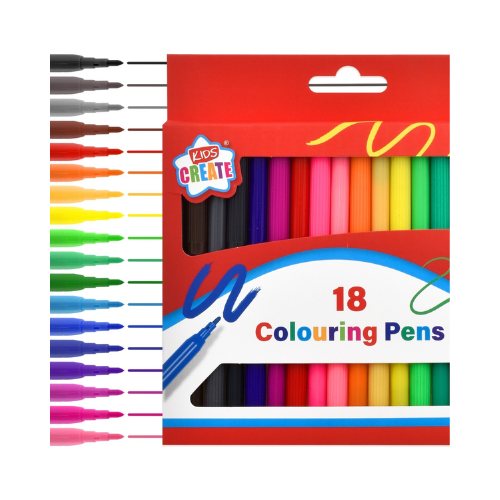 Colouring Pens (18 Pack)