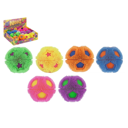 Neon Light Up Puffer Ball