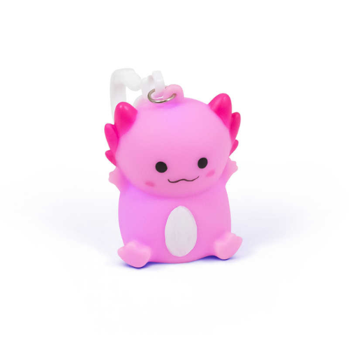 Axolotl Light Up Keychain