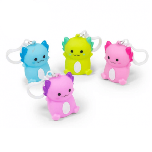 Axolotl Light Up Keychain