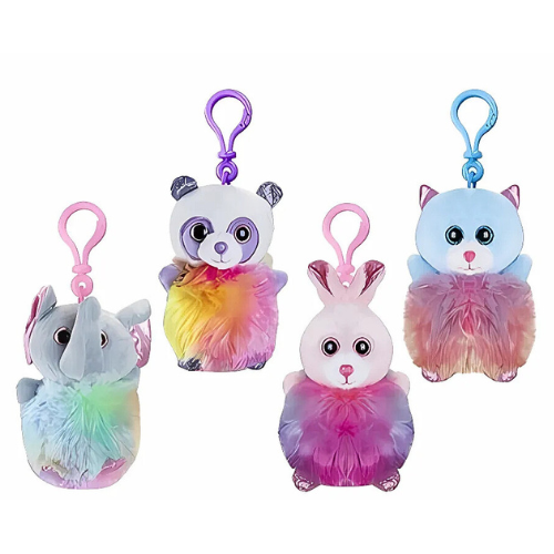 Cuddle Crew Animal Plush Keychains