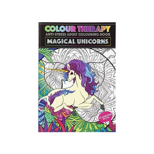 Unicorn Colour Therapy Colouring Book