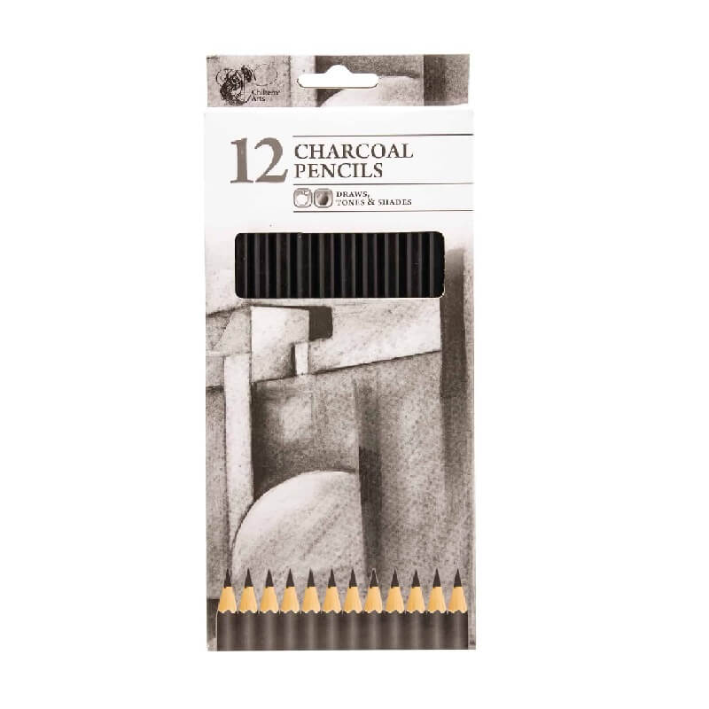 Charcoal Pencils (12 Pack) - Diversified UK