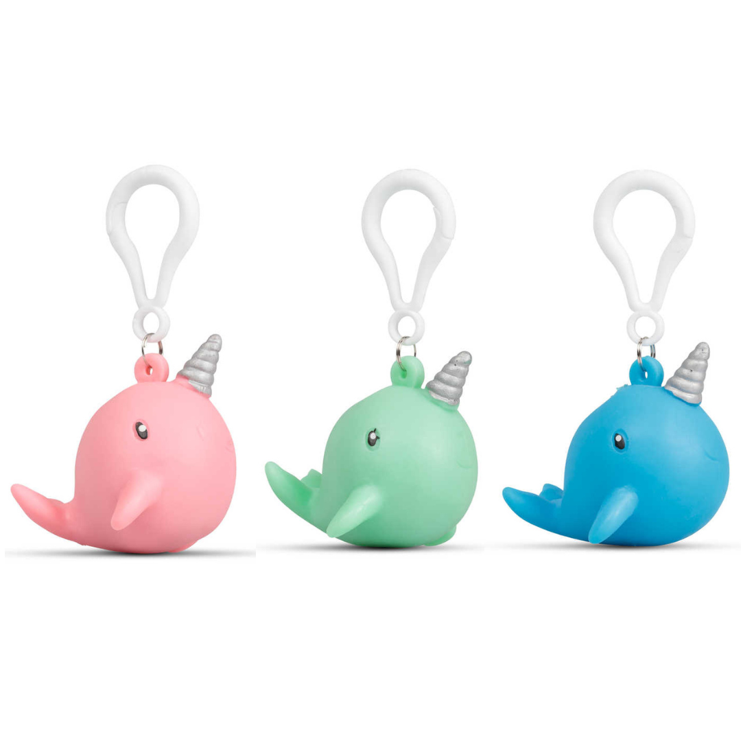 Spouting Narwhal Keychain