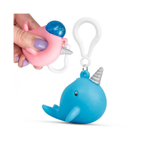 Spouting Narwhal Keychain