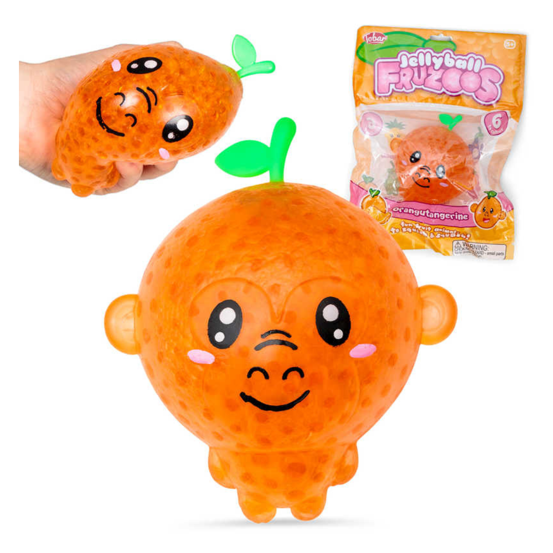 Fruzoos Squishy Bead Orangutangerine