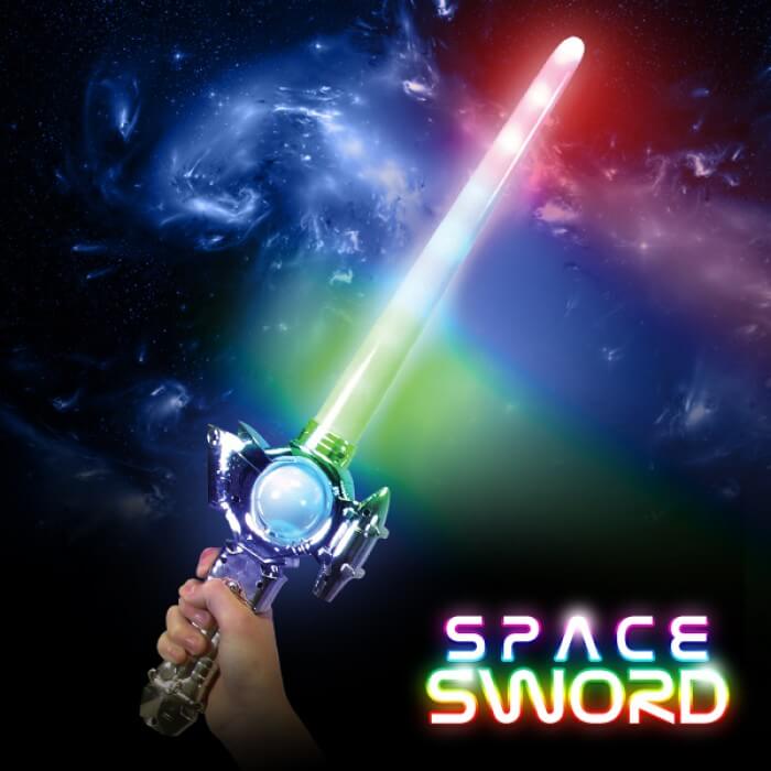 Flashing Light Up Space Sword with Sounds - Diversified UK