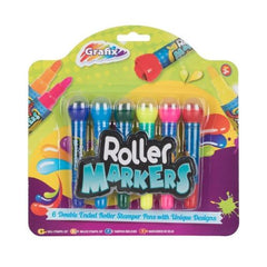 Roller Stamper Pens (6 Pack)