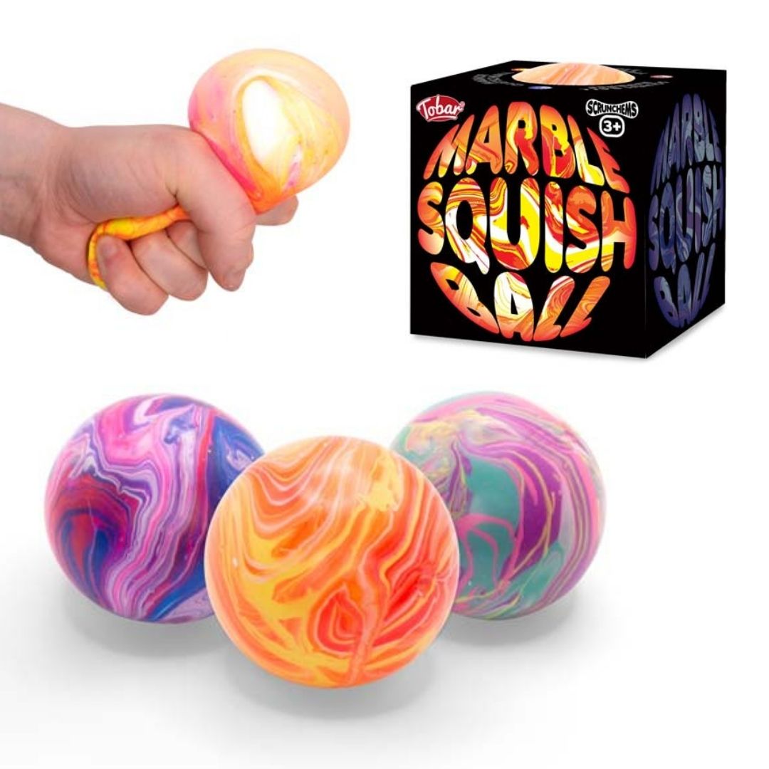 Scrunchems Marble Effect Squish Ball
