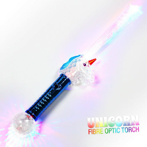 Fibre Optic Light Up Unicorn Wand