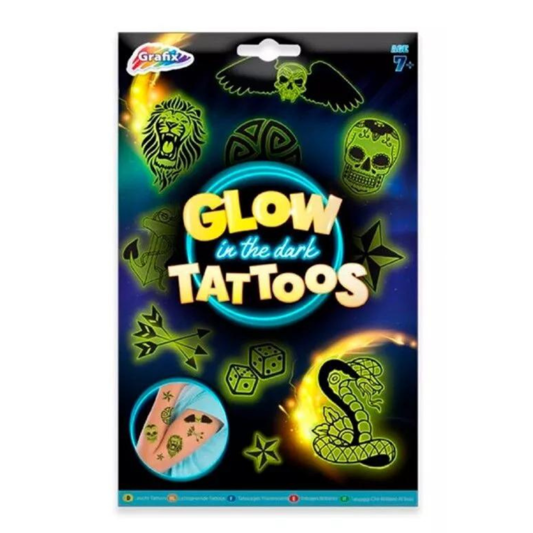 Glow In The Dark Temporary Tattoos