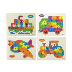 Wooden Vehicle Jigsaw Puzzle