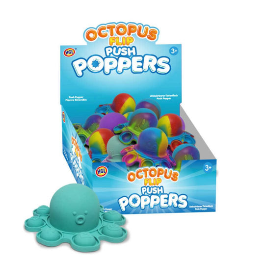 Reversible Flip Octopus Push Popper