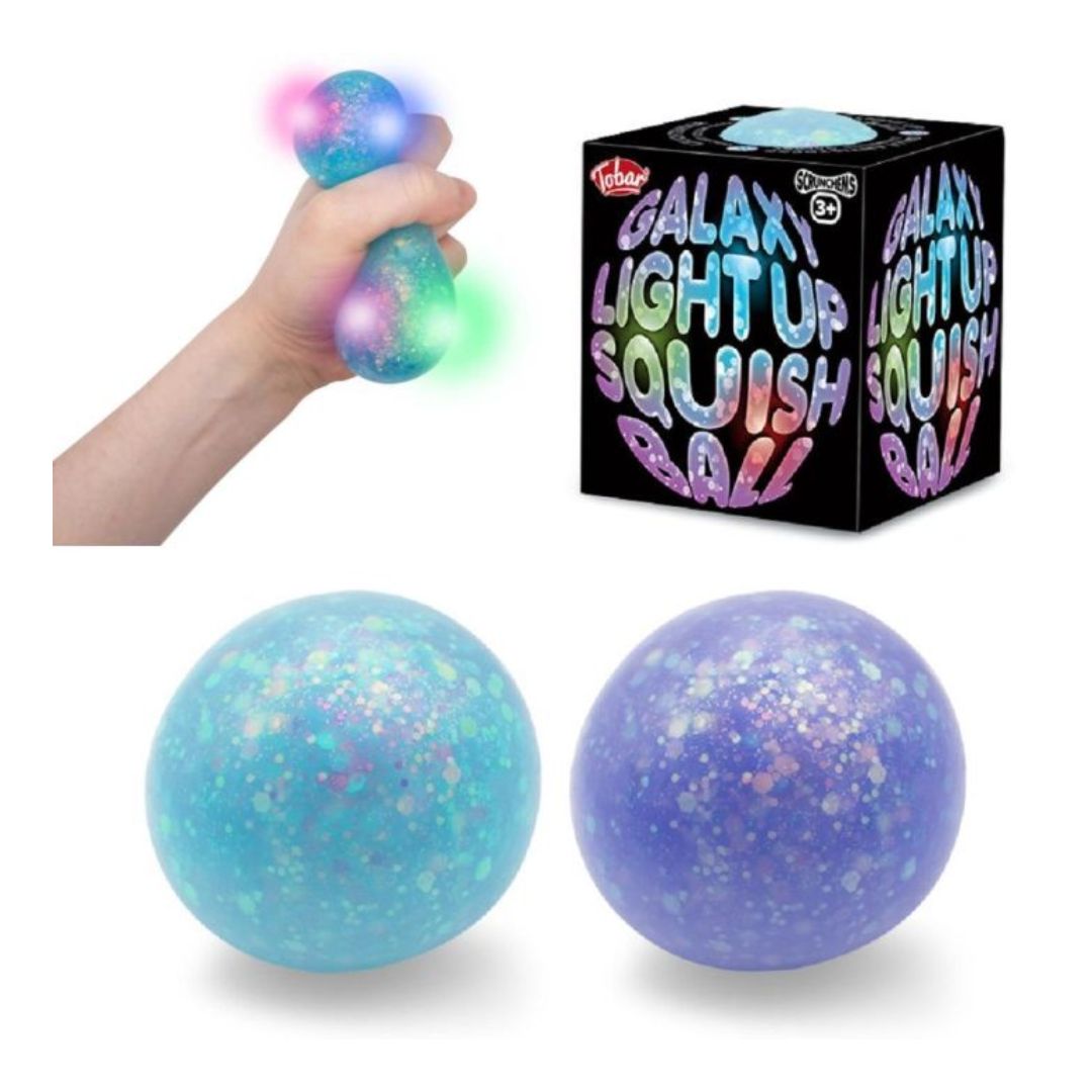 Scrunchems Galaxy Light Up Squish Ball