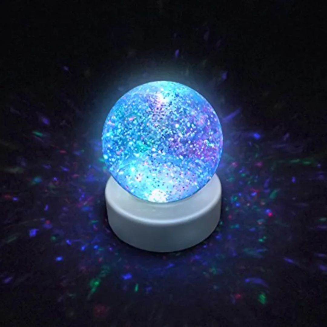 Sensory Glitter Ball Light