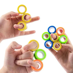 Magnetic Fidget Rings (3 pack)
