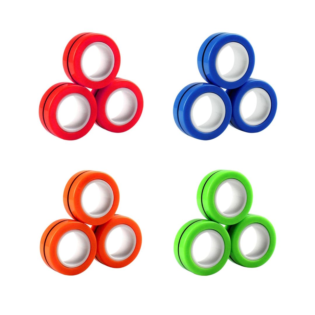 Magnetic Fidget Rings (3 pack)